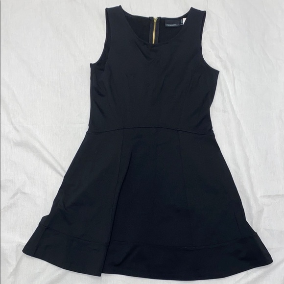 Cynthia Rowley Elegant Black Mini Fit and Flare Dress XS - Picture 3 of 9